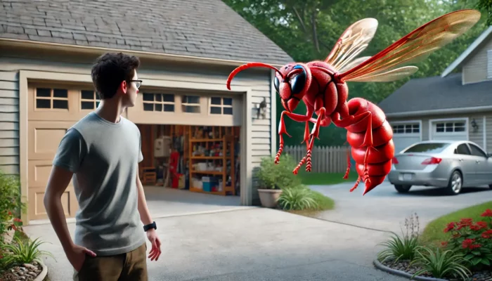 red wasp control and treatment